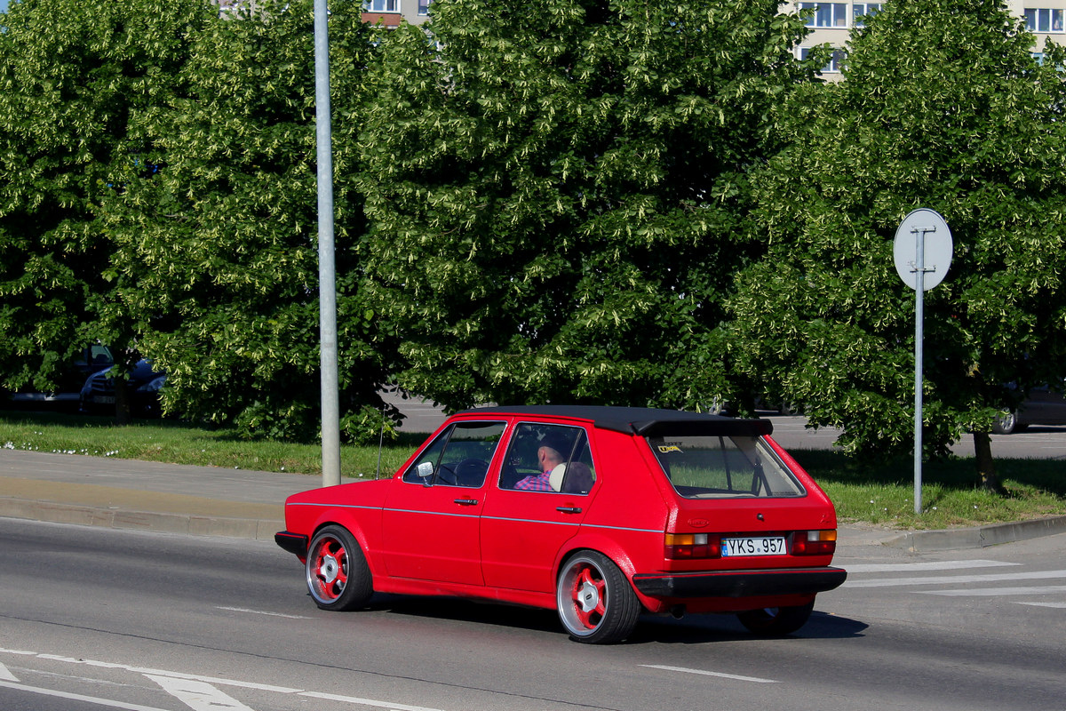 Литва, № YKS 957 — Volkswagen Golf (Typ 17) '74-88