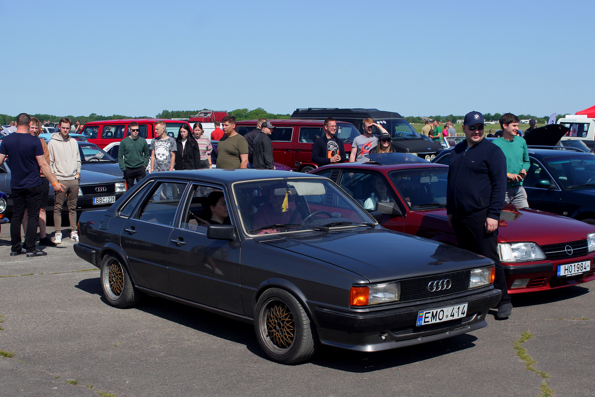 Литва, № EMO 414 — Audi 80 (B2) '78-86; Литва — Retro mugė 2023