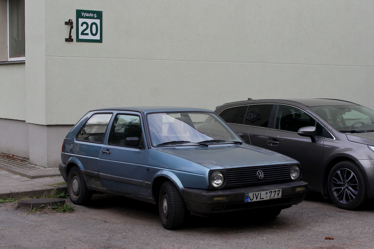 Литва, № JVL 777 — Volkswagen Golf (Typ 19) '83-92