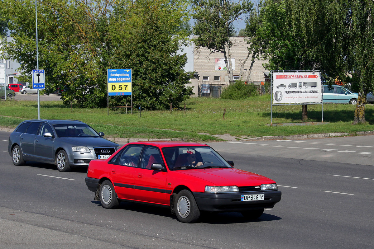 Литва, № DPS 816 — Mazda 626/Capella (GD/GV) '87-92