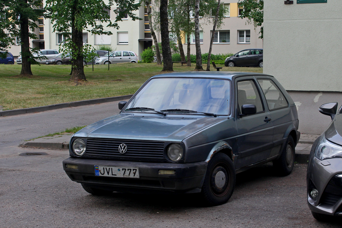 Литва, № JVL 777 — Volkswagen Golf (Typ 19) '83-92