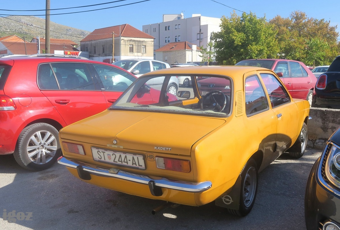 Хорватия, № ST 244-AL — Opel Kadett (C) '73-79