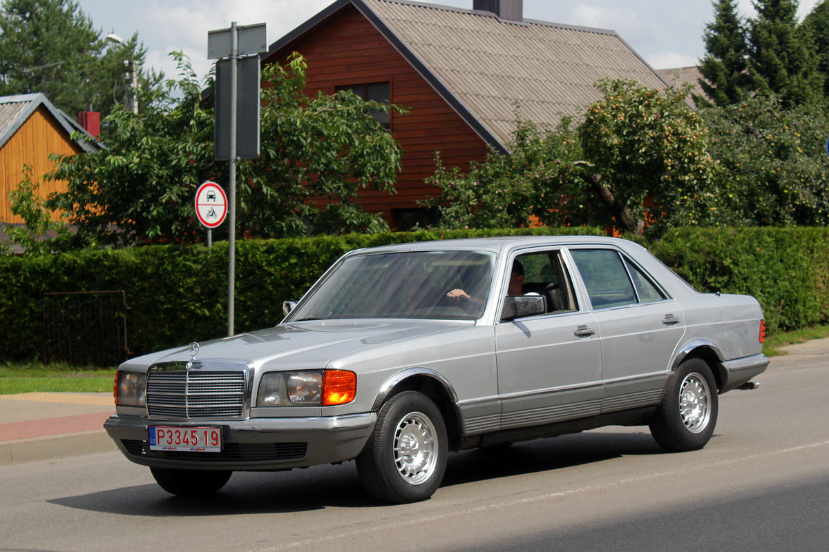 Литва, № P3345 19 — Mercedes-Benz (W126) '79-91