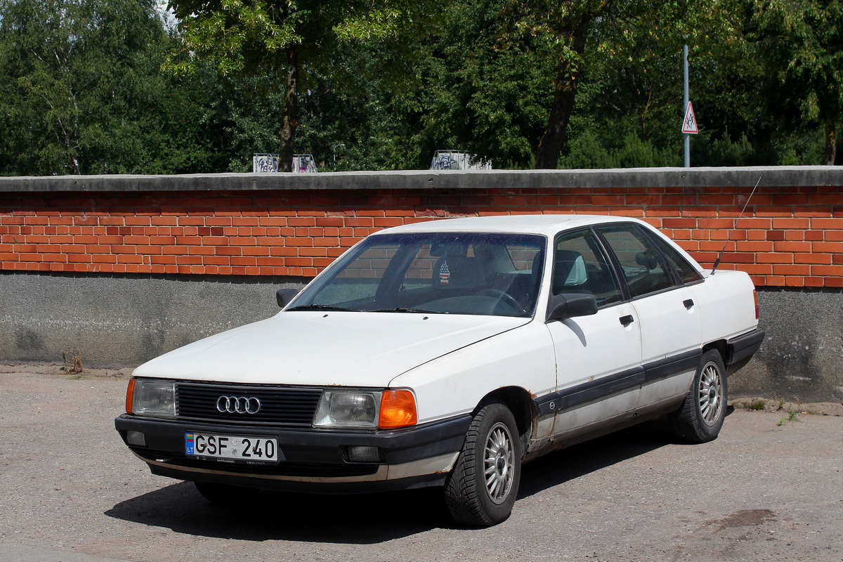 Литва, № GSF 240 — Audi 100 (C3) '82-91