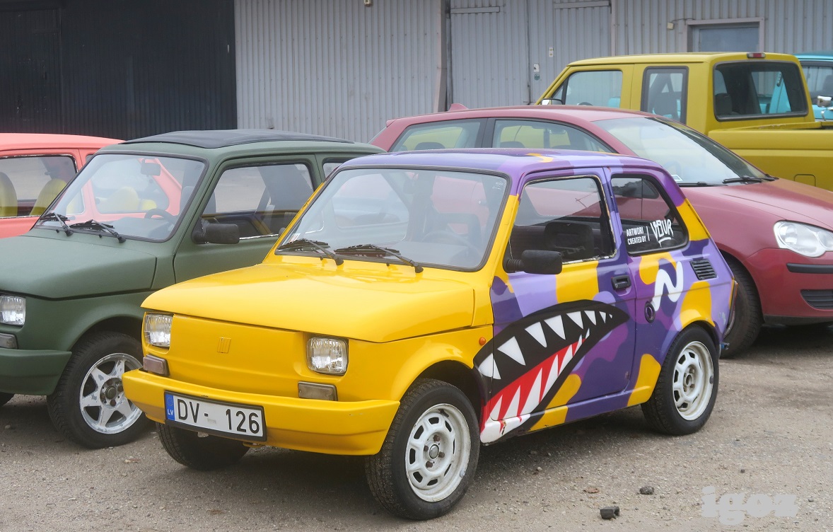 Латвия, № DV-126 — Polski FIAT 126p '73-00