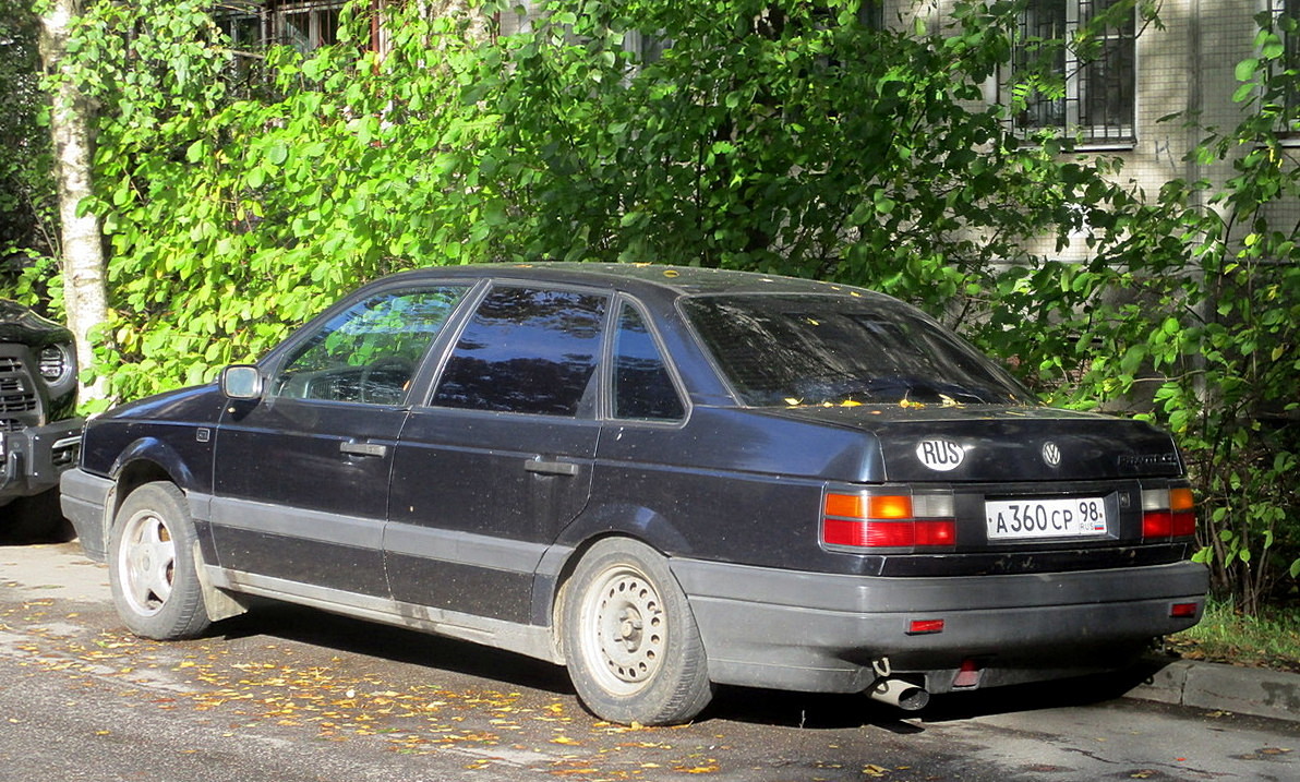 Санкт-Петербург, № А 360 СР 98 — Volkswagen Passat (B3) '88-93