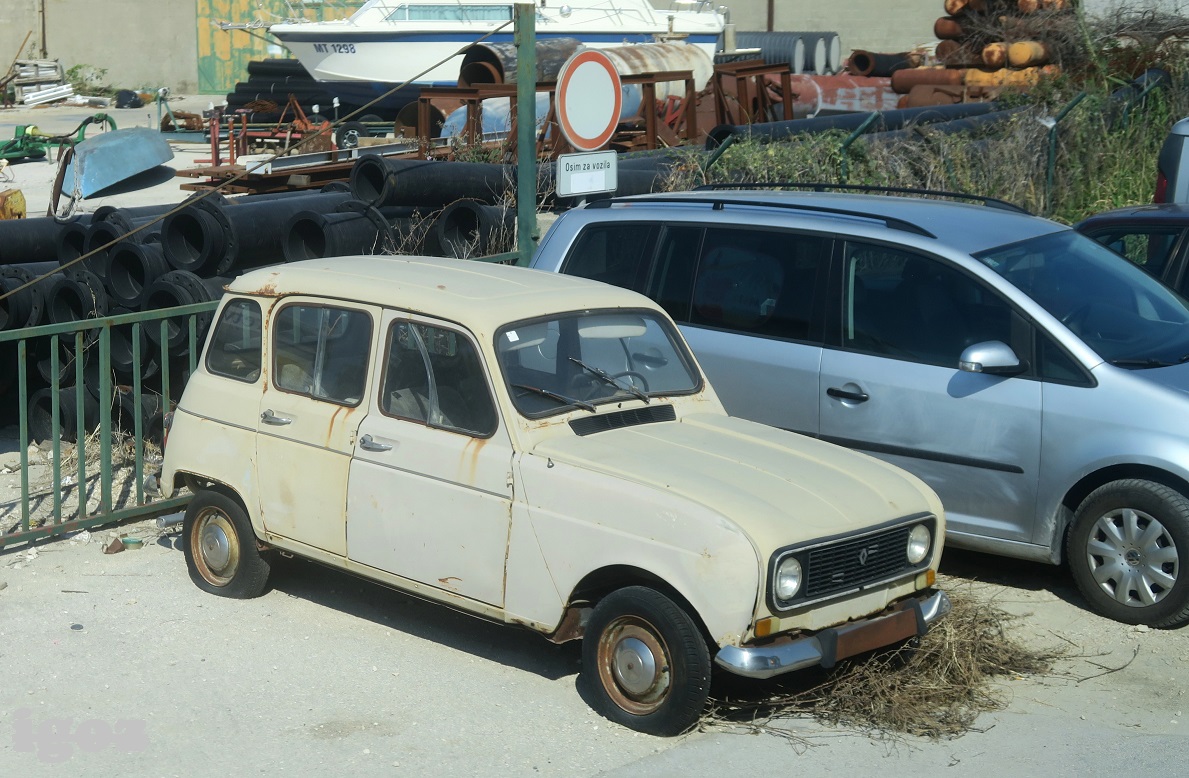 Хорватия, № (HR) U/N 0002 — Renault 4 TL '78-92