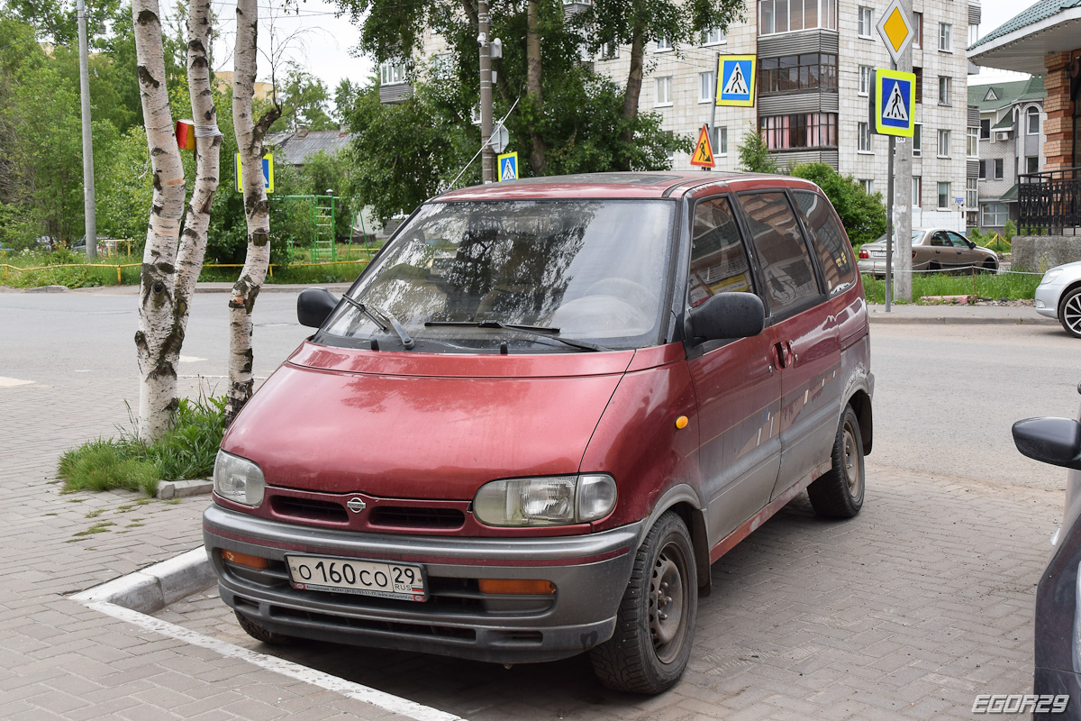 Arkhangelsk region, # О 160 СО 29 — Nissan (Common model)