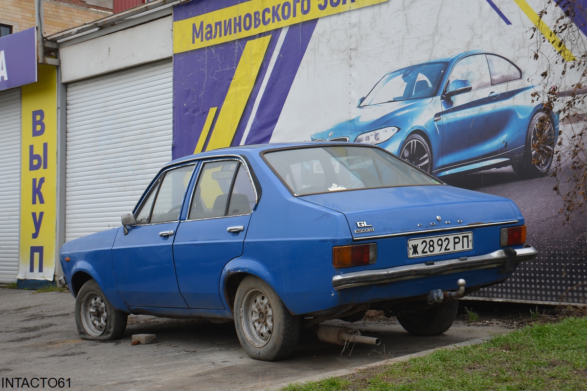 Ростовская область, № Ж 2892 РП — Ford Escort MkII '75-80