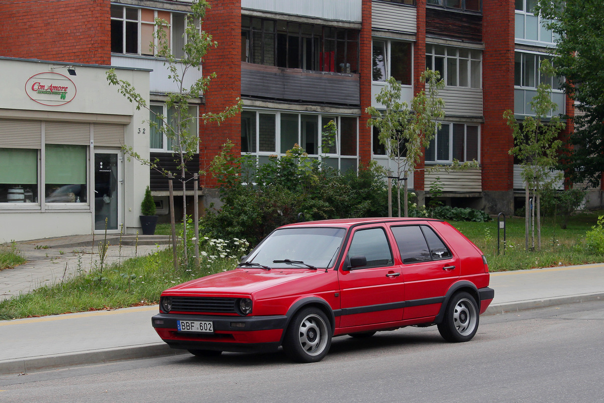 Литва, № BBF 602 — Volkswagen Golf (Typ 19) '83-92