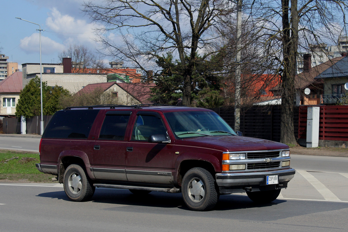 Литва, № ZSP 699 — Chevrolet Suburban (8G) '92-99