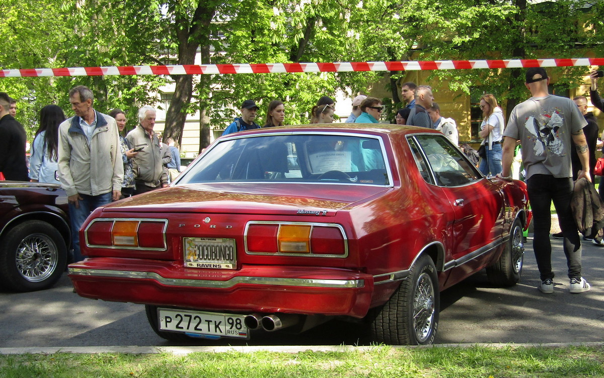 Санкт-Петербург, № Р 272 ТК 98 — Ford Mustang (2G) '74-78; Санкт-Петербург — Международный транспортный фестиваль "SPb TransportFest 2023"