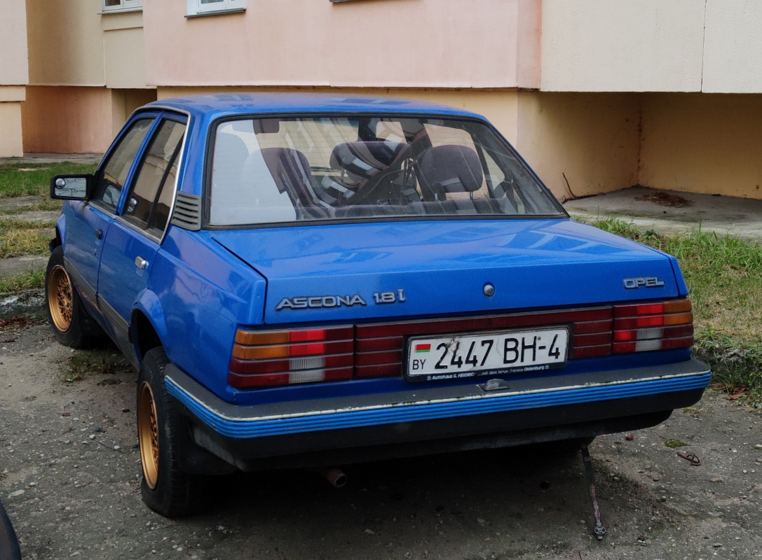 Гродненская область, № 2447 ВН-4 — Opel Ascona (C) '81-88