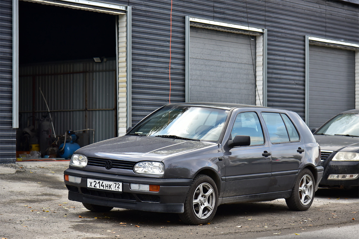 Тюменская область, № Х 214 НК 72 — Volkswagen Golf III '91-98