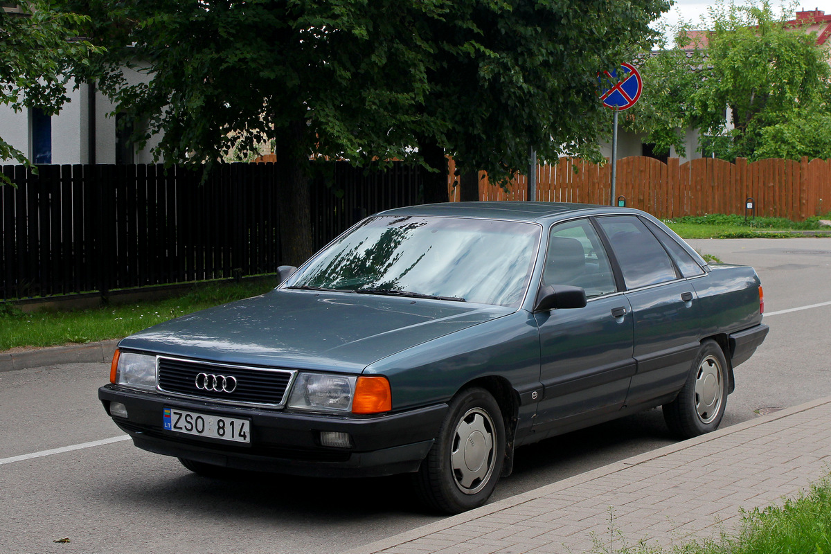 Литва, № ZSO 814 — Audi 100 (C3) '82-91