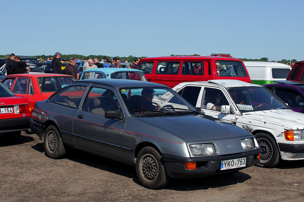 Литва, № YKO 763 — Ford Sierra MkI '82-87; Литва — Retro mugė 2023
