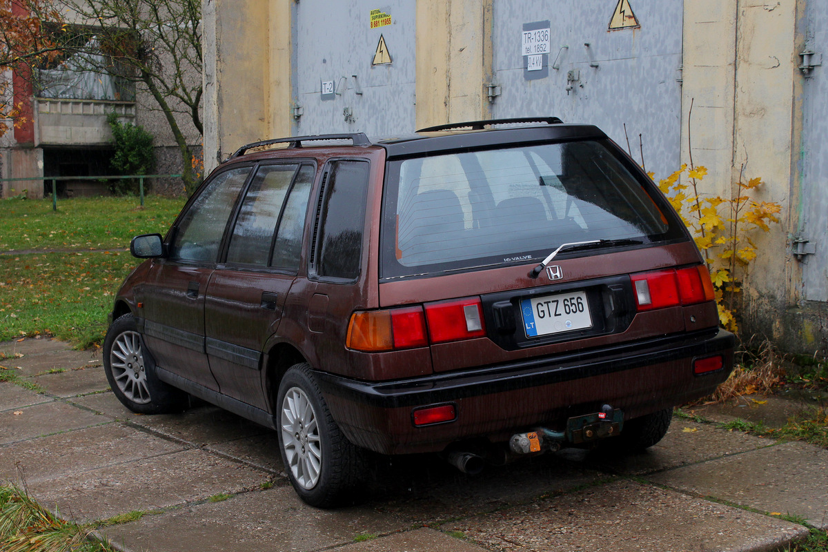 Литва, № GTZ 656 — Honda Civic (4G) '87-91