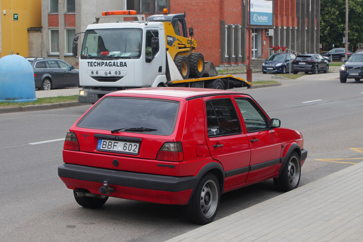 Литва, № BBF 602 — Volkswagen Golf (Typ 19) '83-92