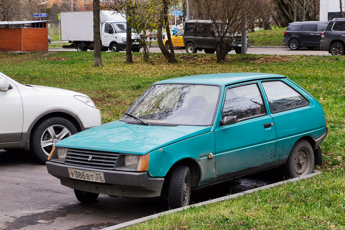 Москва, № У 386 ВТ 35 — ЗАЗ-1102 Таврия '87-07