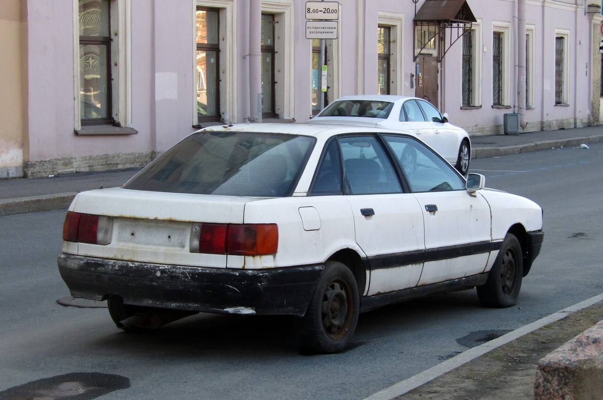 Санкт-Петербург, № С 619 УР 178 — Audi 80 (B3) '86-91