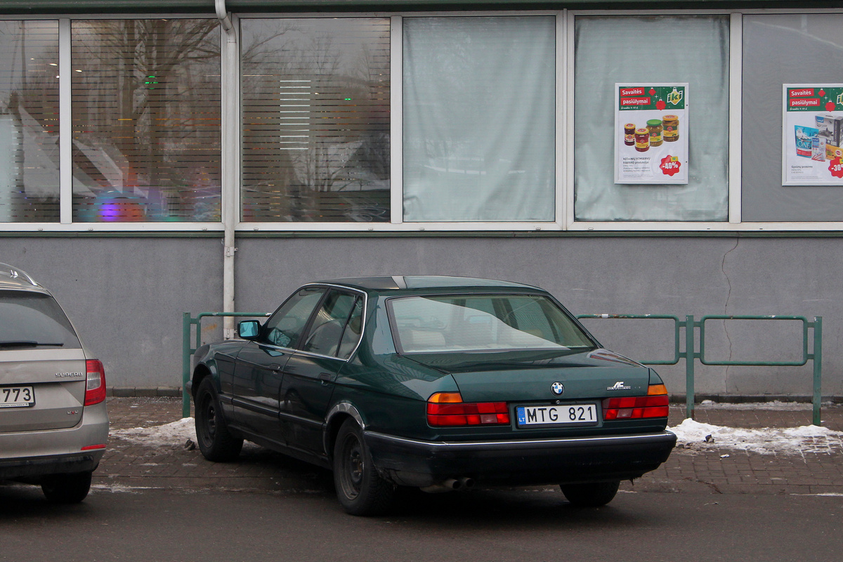 Литва, № MTG 821 — BMW 7 Series (E32) '86-94