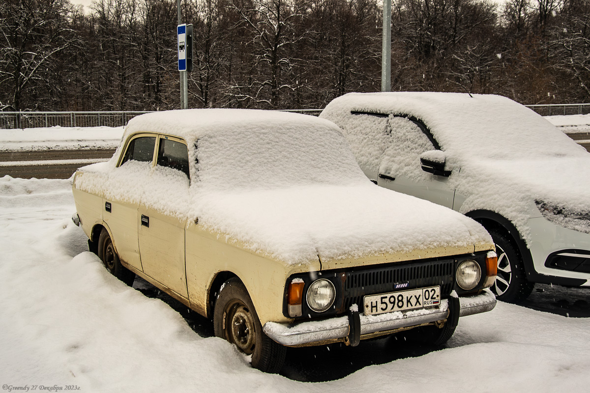 Башкортостан, № Н 598 КХ 02 — Москвич-412ИЭ-028 (Иж) '82-97