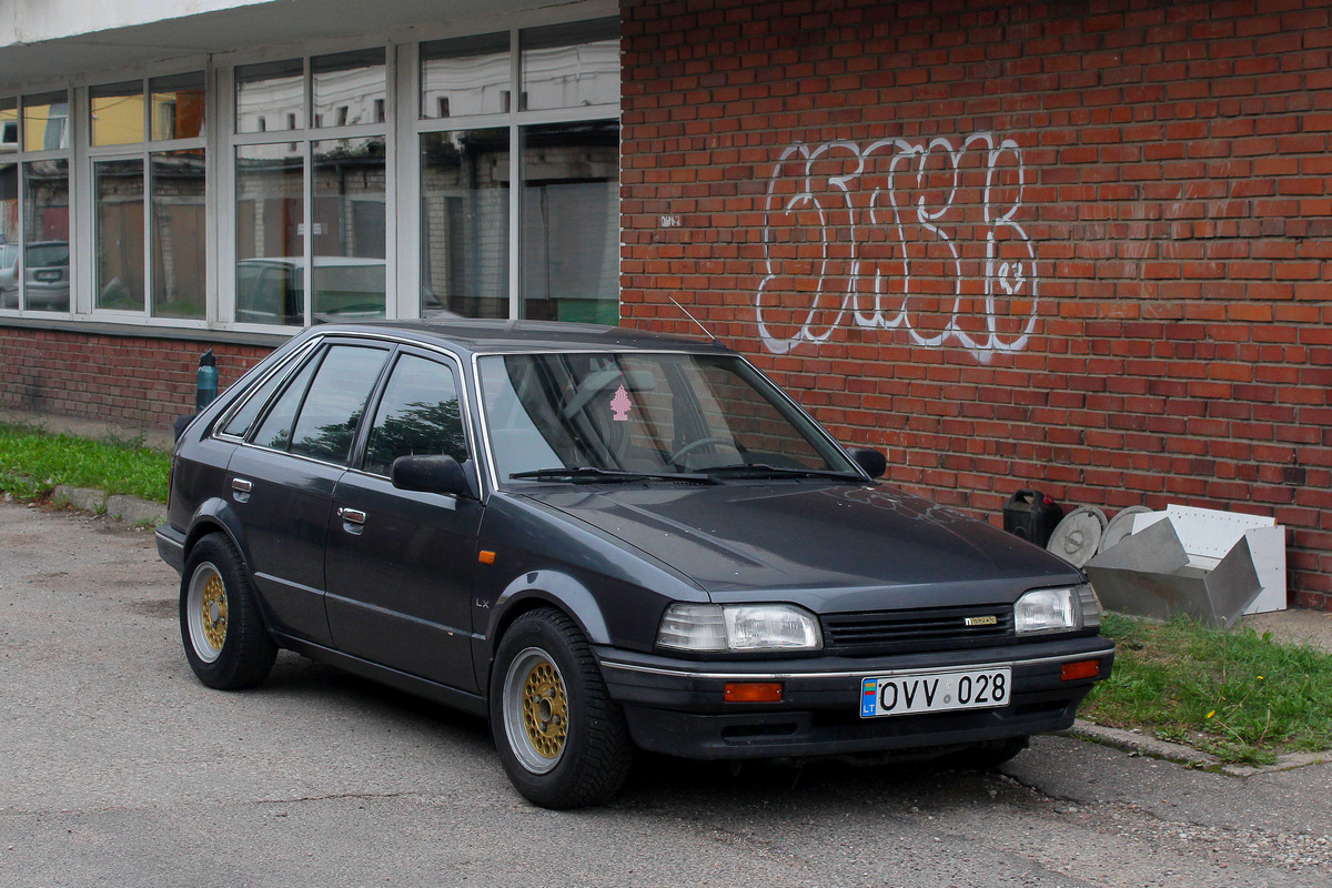 Литва, № OVV 028 — Mazda 323 (BF) '86-94