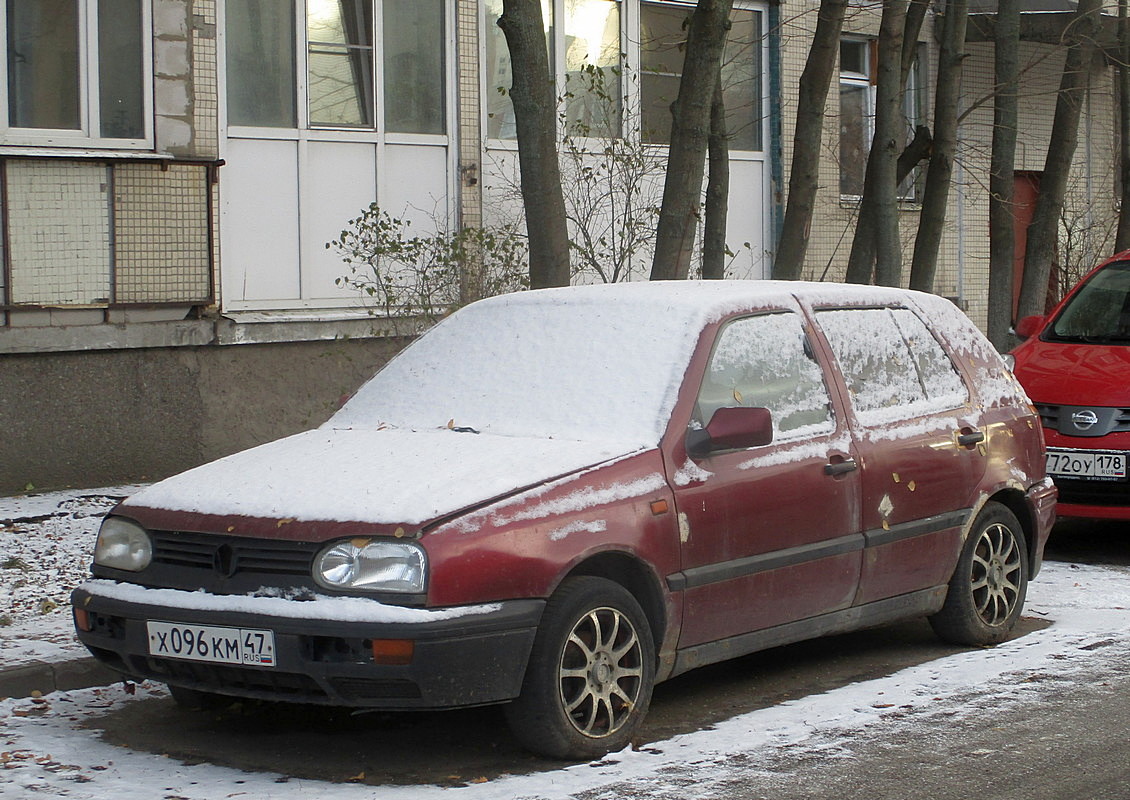 Ленинградская область, № Х 096 КМ 47 — Volkswagen Golf III '91-98