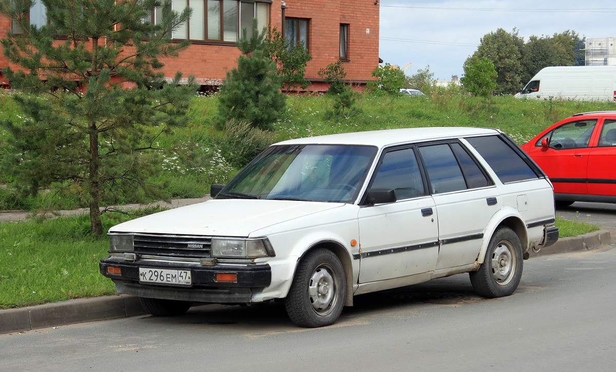Псковская область, № К 296 ЕМ 47 — Nissan Bluebird (U11) '83-90