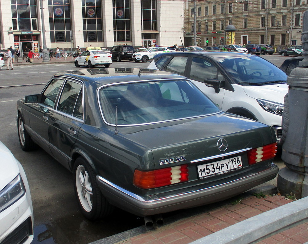 Санкт-Петербург, № М 534 РУ 198 — Mercedes-Benz (W126) '79-91
