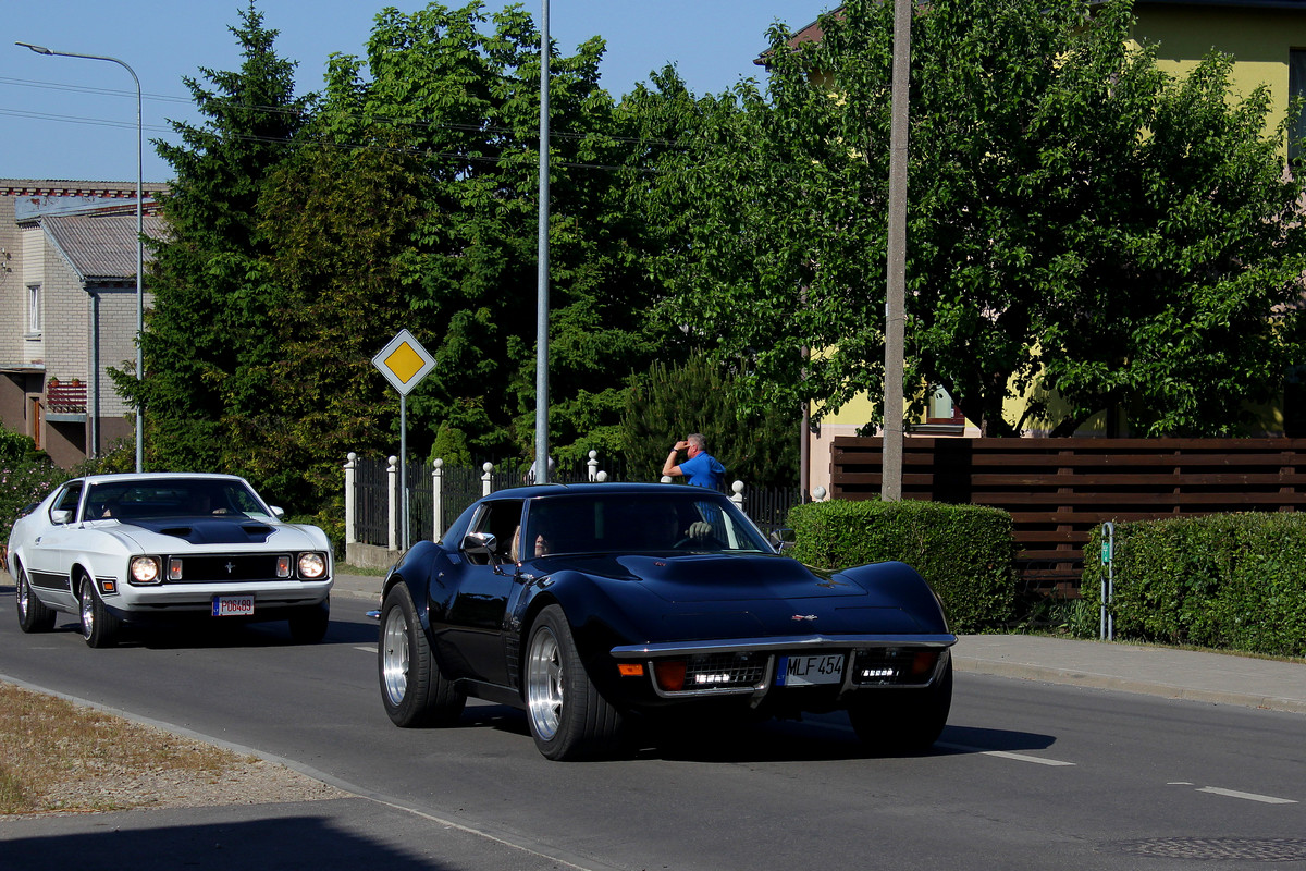 Литва, № MLF 454 — Chevrolet Corvette (C3) '68-82; Литва — Laiko ratai 2023