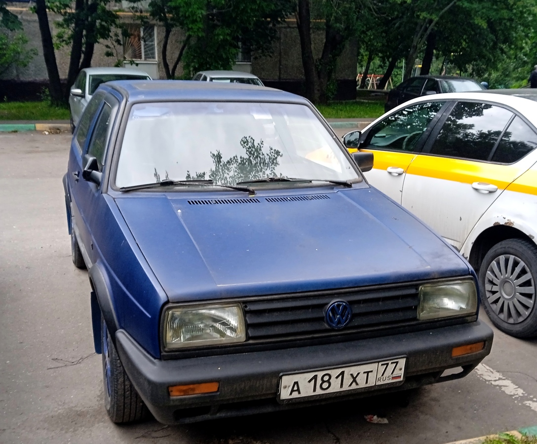 Москва, № А 181 ХТ 77 — Volkswagen Golf (Typ 19) '83-92