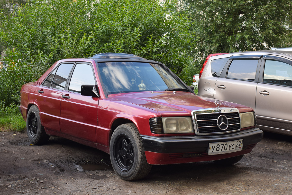 Алтайский край, № У 870 УС 22 — Mercedes-Benz (W201) '82-93