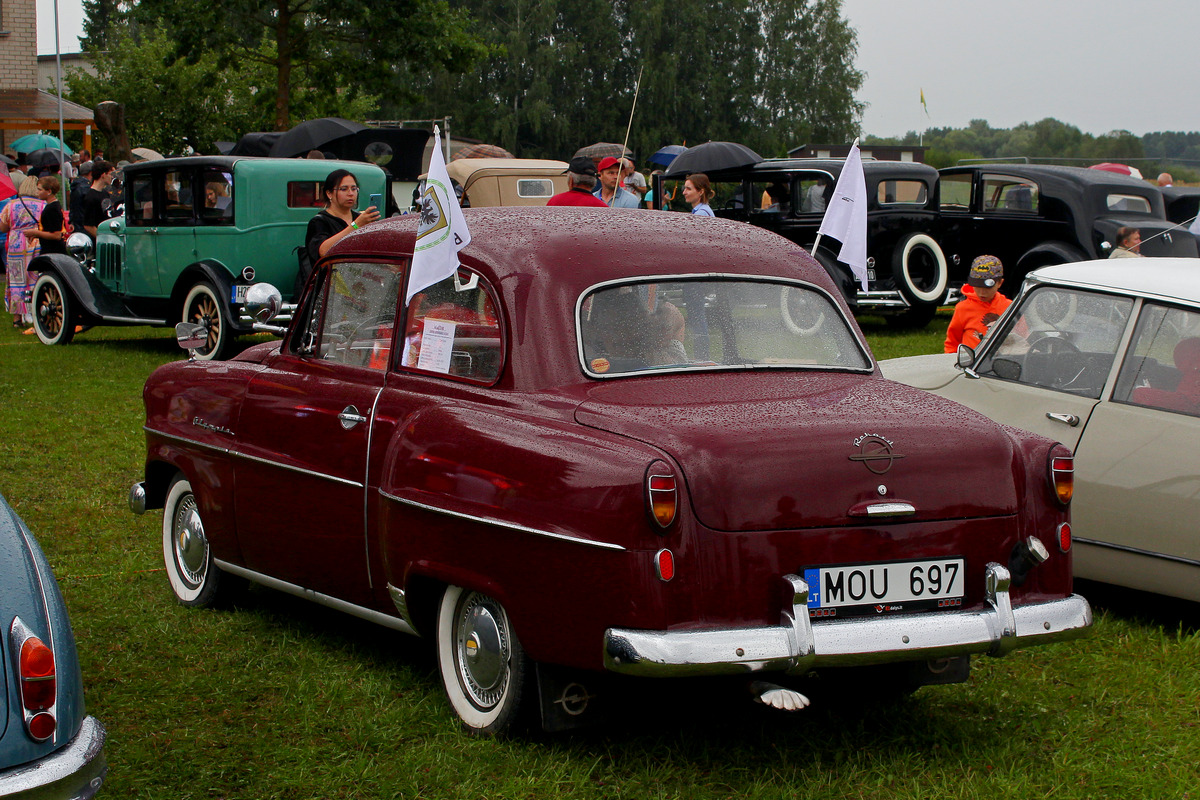 Литва, № MOU 697 — Opel Olympia Rekord '53-57; Литва — Nesenstanti klasika 2023