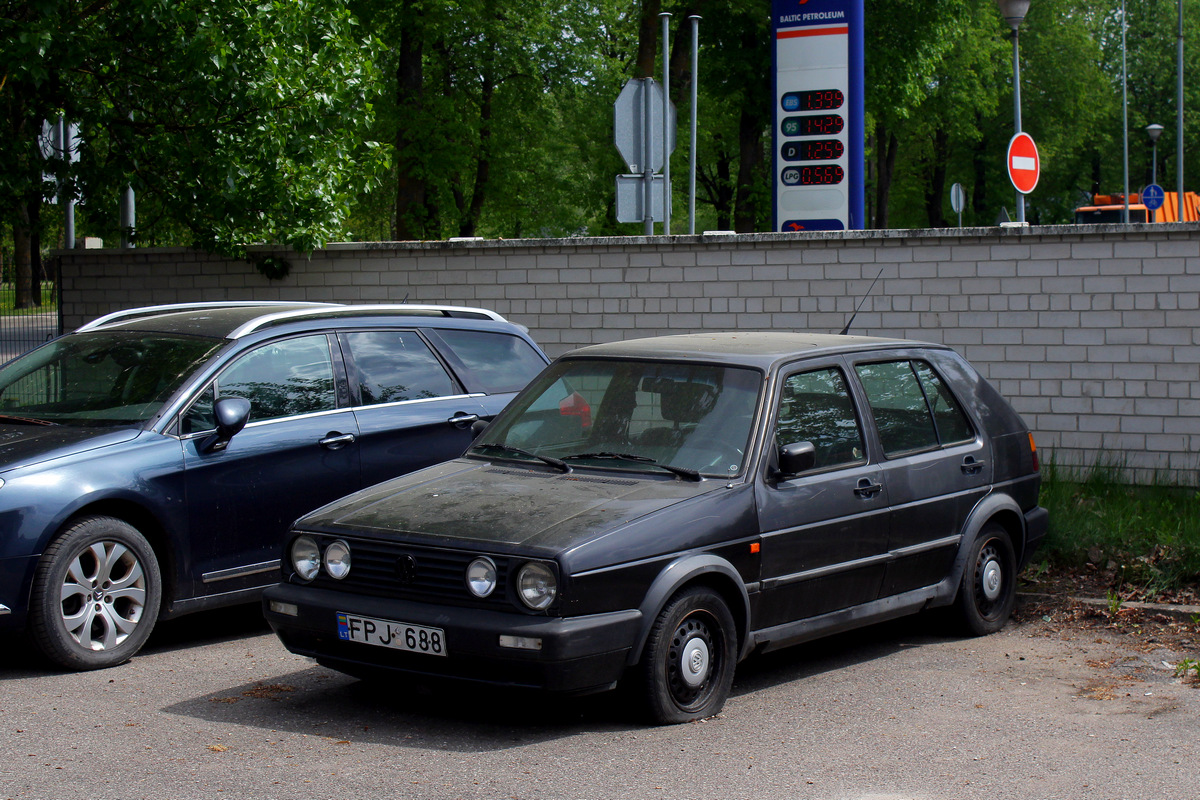 Литва, № FPJ 688 — Volkswagen Golf (Typ 19) '83-92