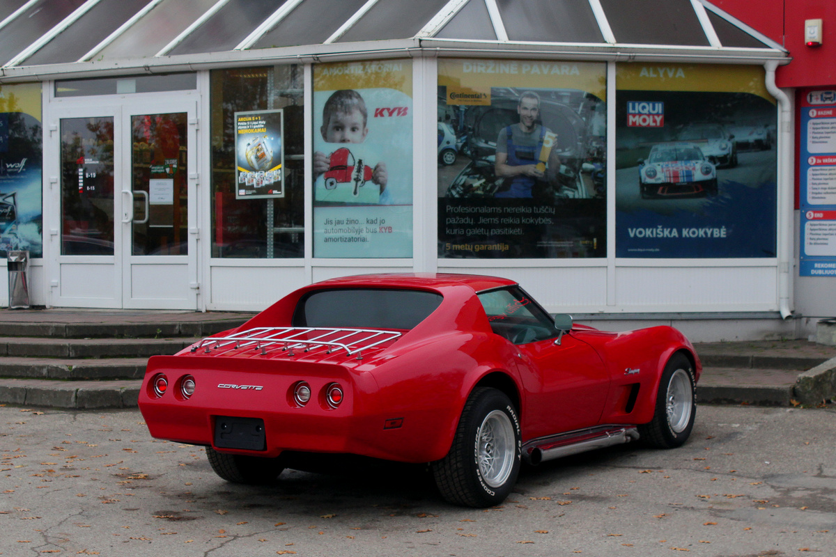 Литва, № P07648 — Chevrolet Corvette (C3) '68-82