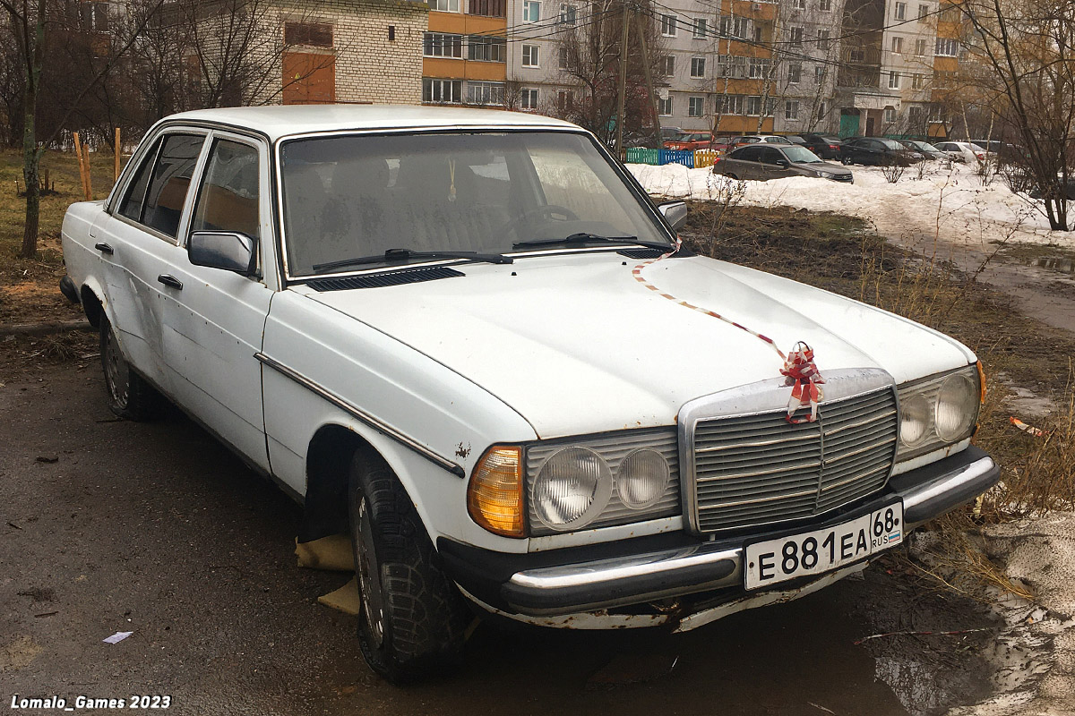 Тамбовская область, № Е 881 ЕА 68 — Mercedes-Benz (W123) '76-86