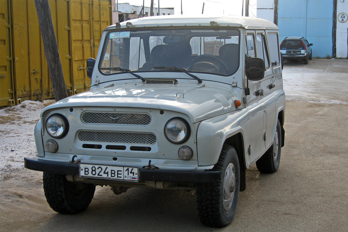 Саха (Якутия), № В 824 ВЕ 14 — УАЗ-3151 '85-03