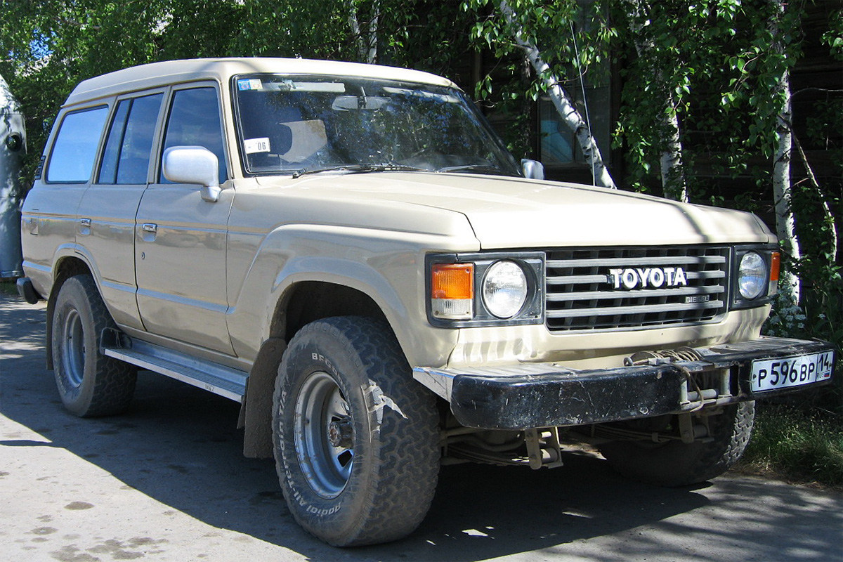 Саха (Якутия), № Р 596 ВР 14 — Toyota Land Cruiser (J60) '80-90