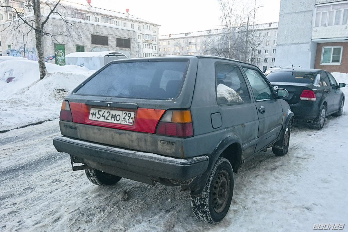 Архангельская область, № М 542 МО 29 — Volkswagen Golf (Typ 19) '83-92