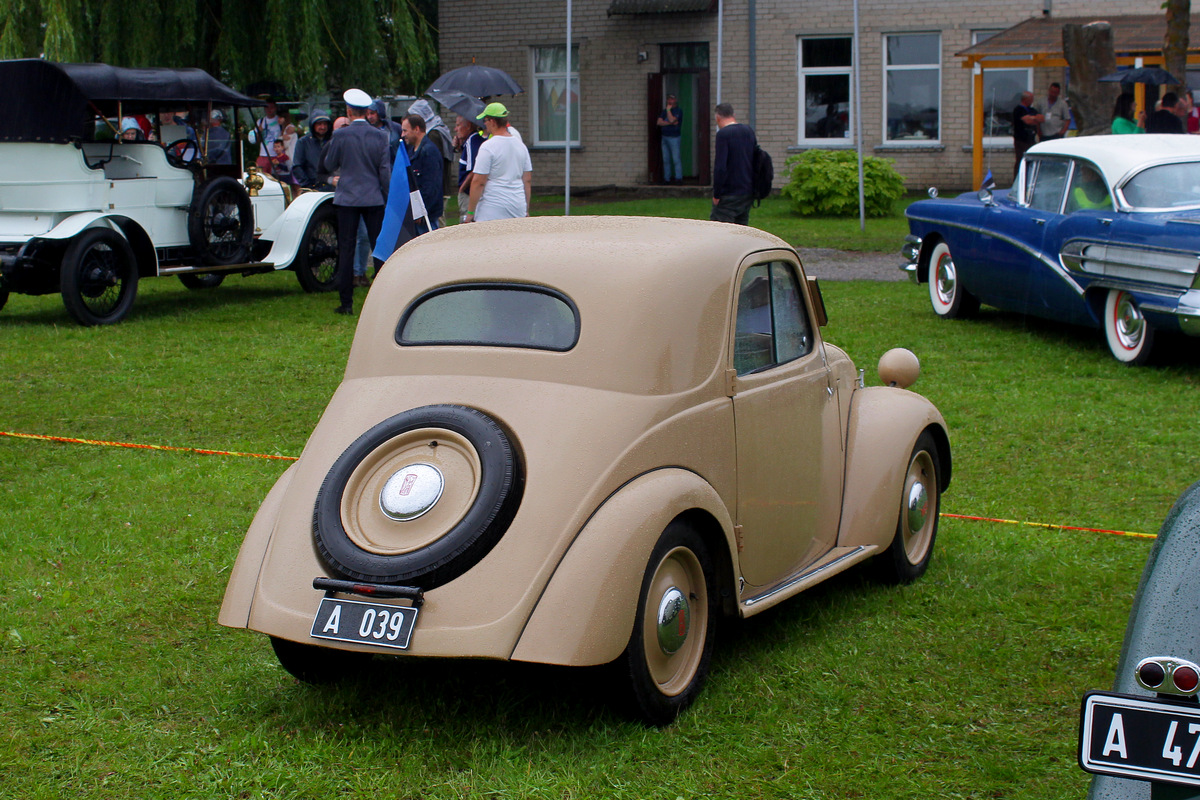 Эстония, № A 039 — FIAT 500 Topolino '36-48; Литва — Nesenstanti klasika 2023