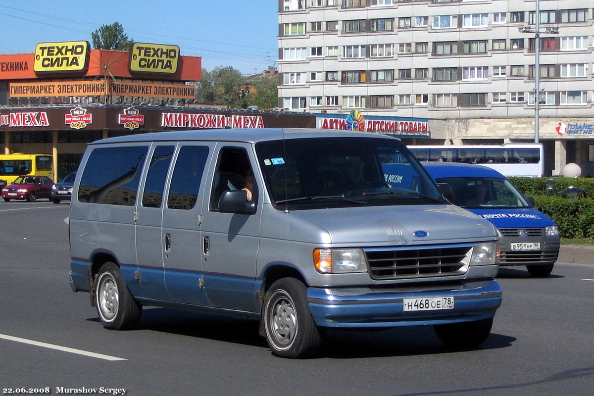 Санкт-Петербург, № Н 468 ОЕ 78 — Ford E-Series (4G) '92-07