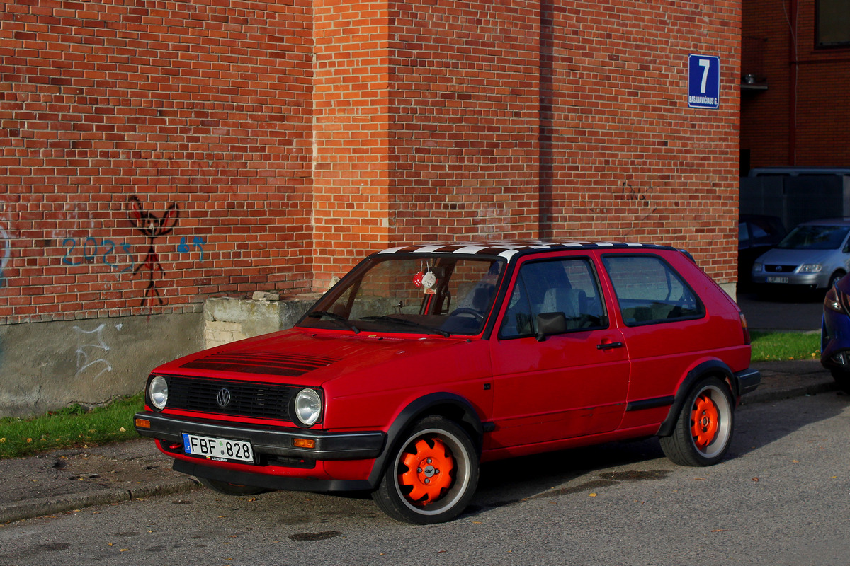 Литва, № FBF 828 — Volkswagen Golf (Typ 19) '83-92