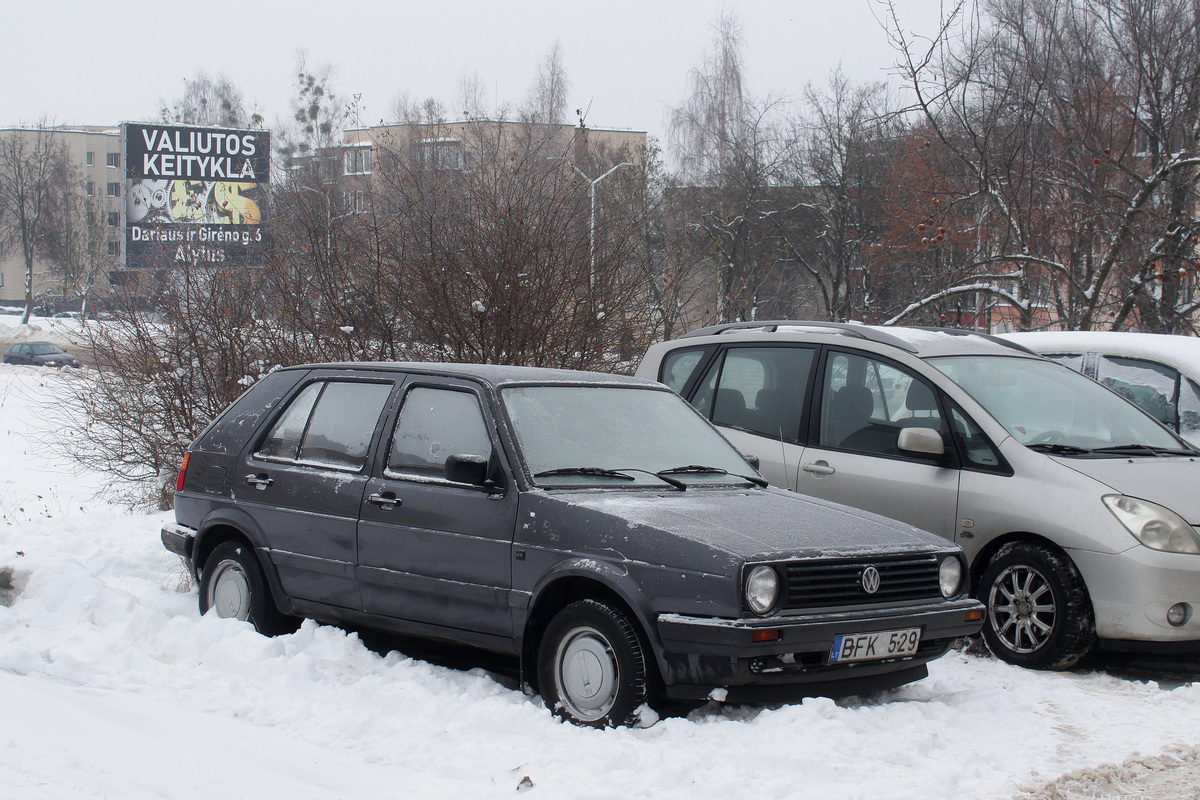 Литва, № BFK 529 — Volkswagen Golf (Typ 19) '83-92