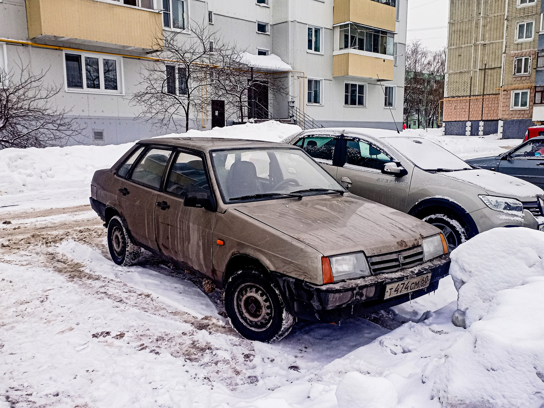 Псковская область, № Т 474 СМ 60 — ВАЗ-21099 '90-04