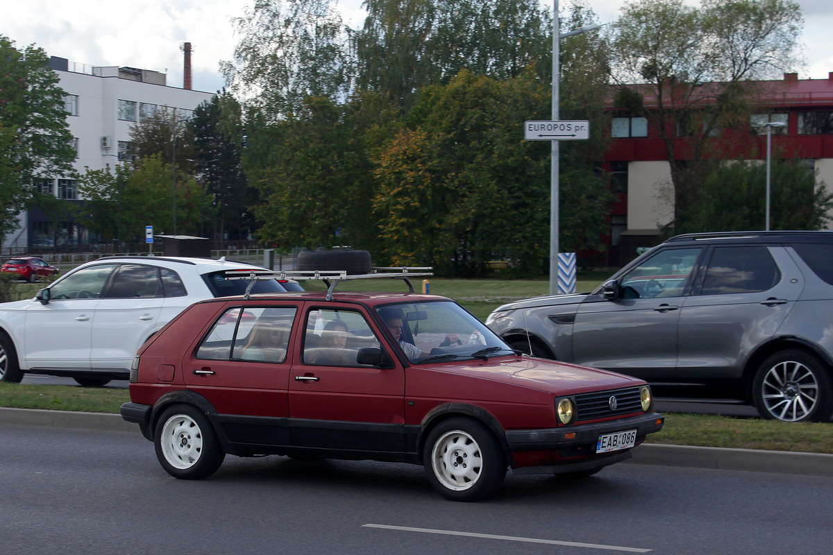 Литва, № EAB 086 — Volkswagen Golf (Typ 19) '83-92