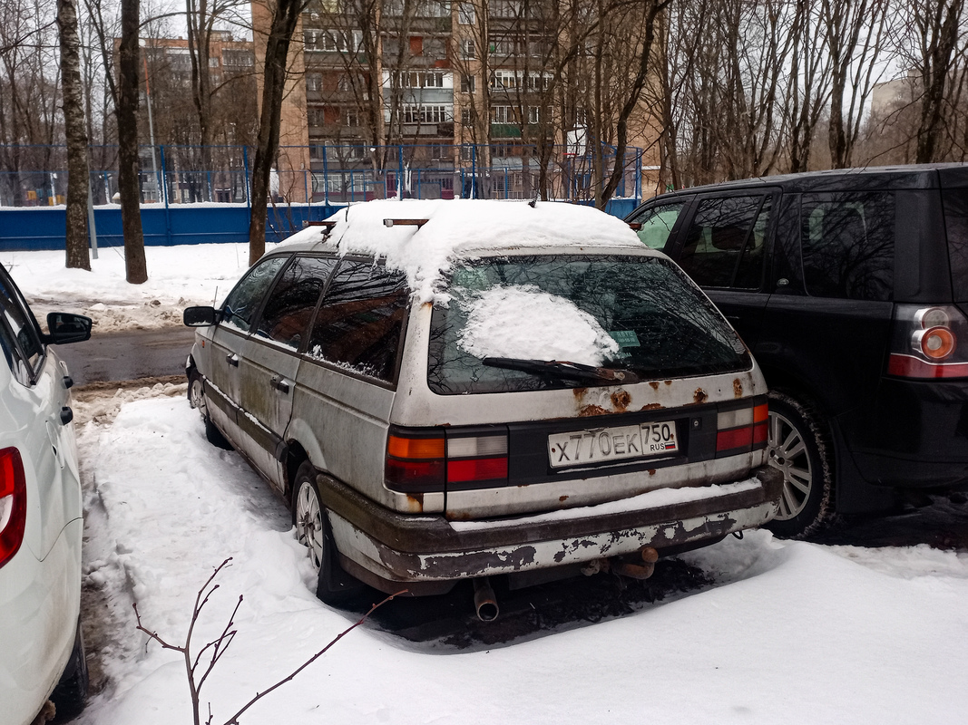 Московская область, № Х 770 ЕК 750 — Volkswagen Passat (B3) '88-93
