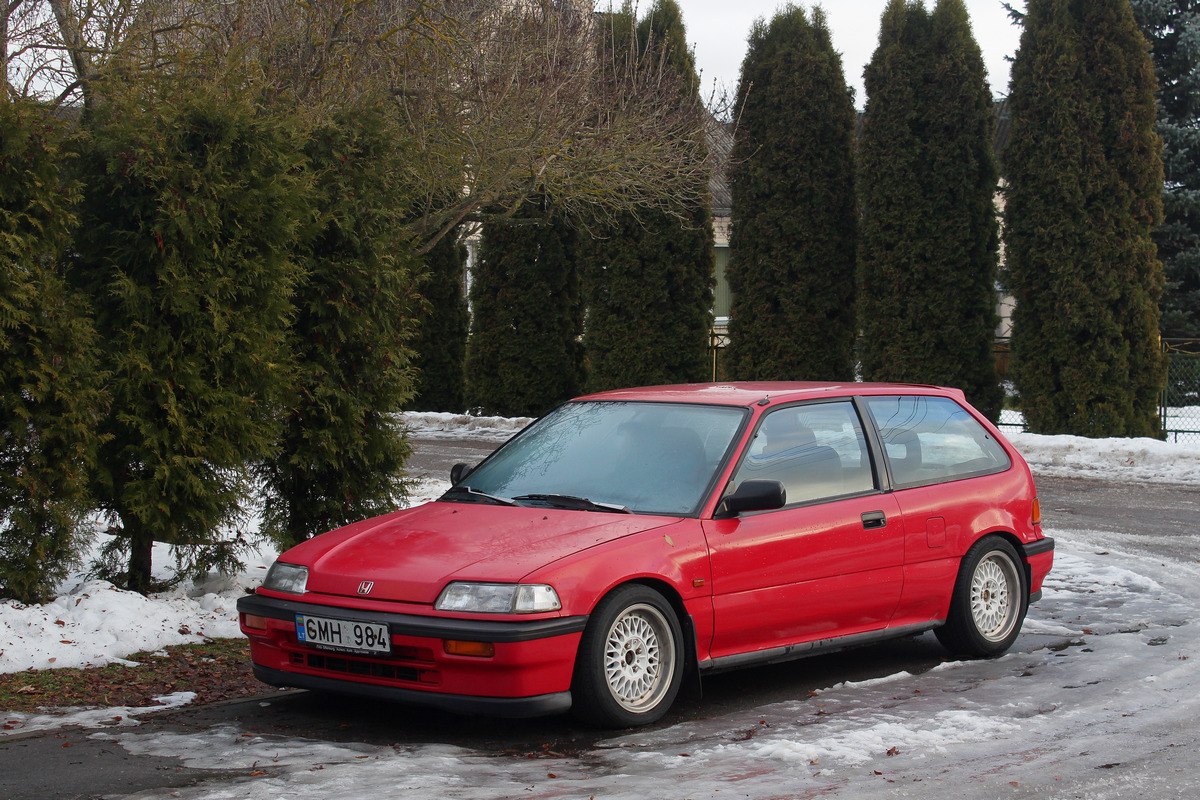 Литва, № GMH 984 — Honda Civic (4G) '87-91