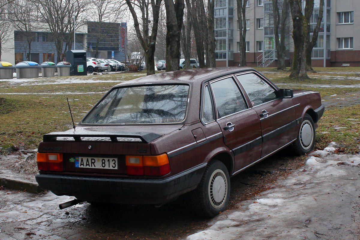 Литва, № AAR 813 — Audi 80 (B2) '78-86