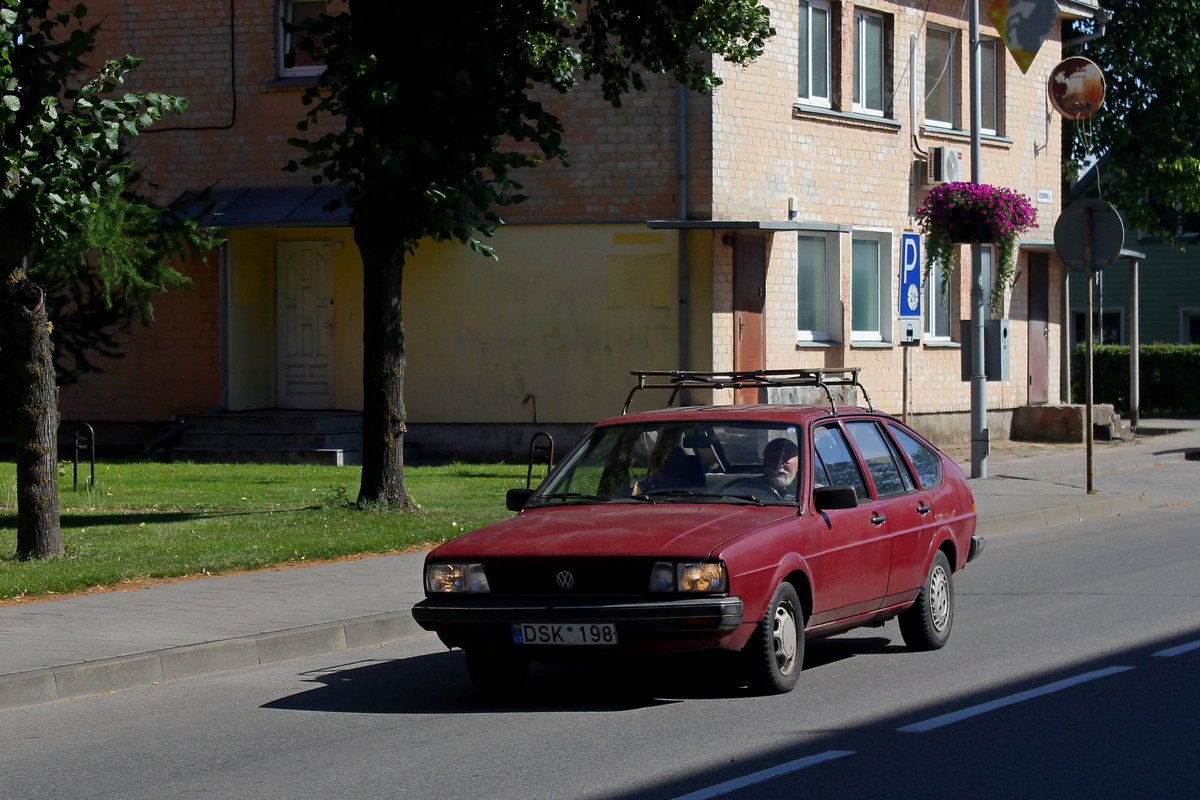 Литва, № DSK 198 — Volkswagen Passat (B2) '80-88